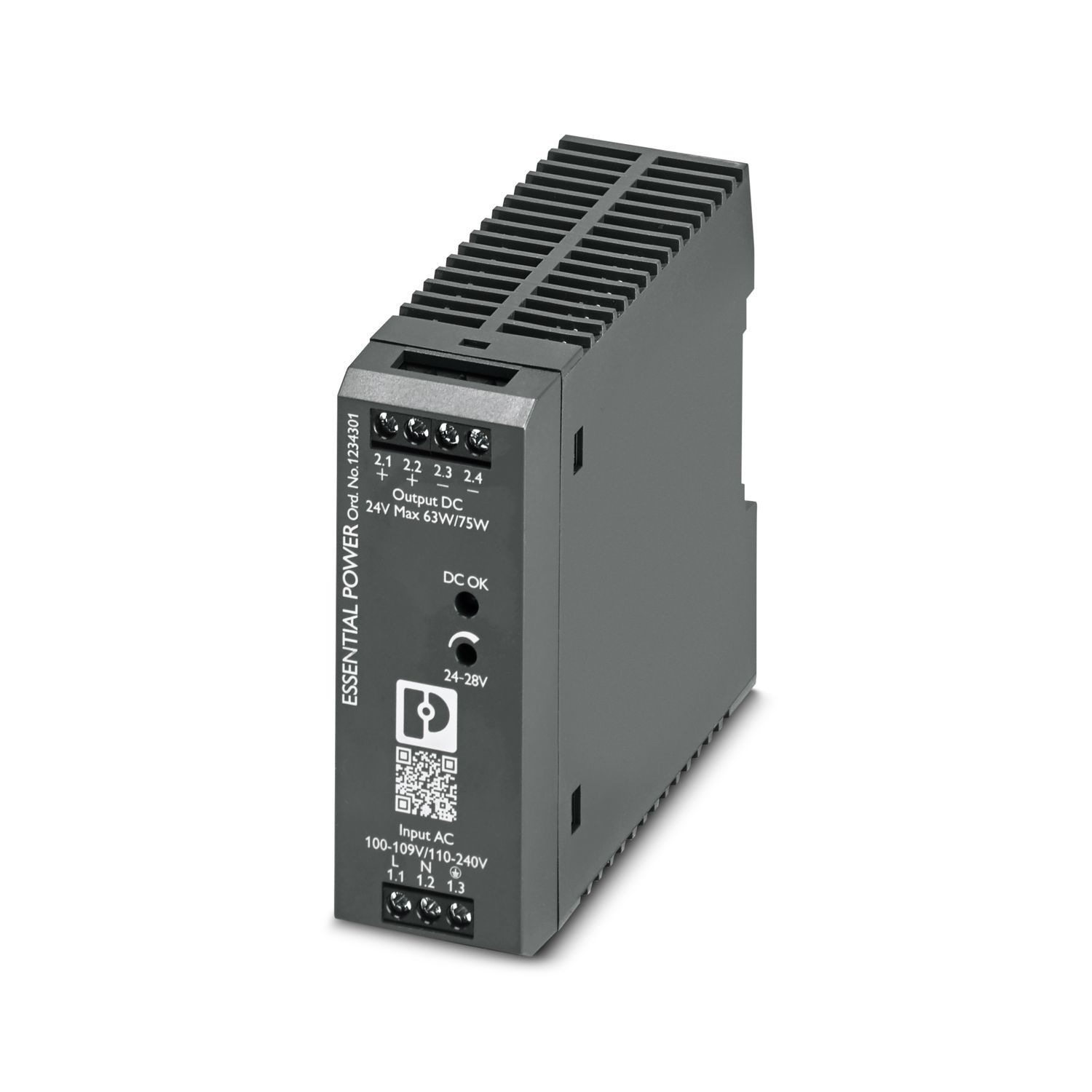 Phoenix Contact PS-EE-2G/1AC/24DC/75W/SC 24VDC 3,2A Ray Tipi Güç Kaynağı