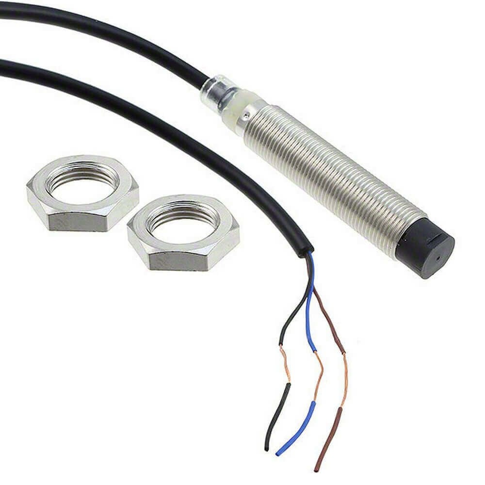 Omron E2B-M12LN08-WP-B1 2M M12 8MM PNP NO Uzun Gövde Çıkık Kafa Kablolu Endüktif Sensör