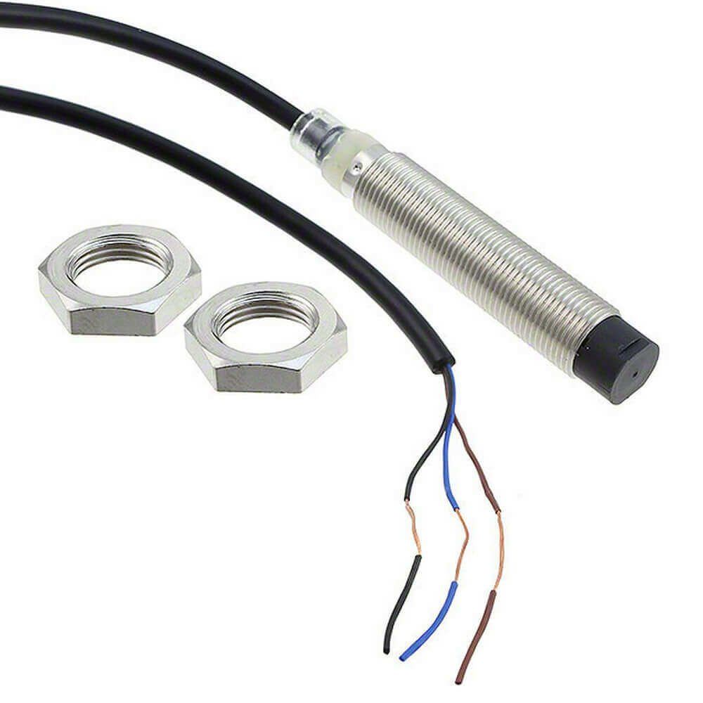 Omron E2B-M12LN08-WP-B2 2M M12 8MM PNP NC Uzun Gövde Çıkık Kafa Kablolu Endüktif Sensör