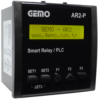 Gemo AR2-P-230VAC-10D2A Panel Tipi Ladder Logic İle Programlanabilir Akıllı Röle/PLC