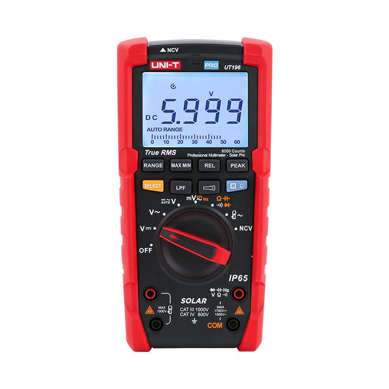 Uni-t UT196 True-Rms Profesyonel Multimetre - Solar Pro