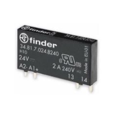 Finder 34.81.7.024.8240 2A 24VDC Bobin Girişli 230VAC Çıkışlı SSR