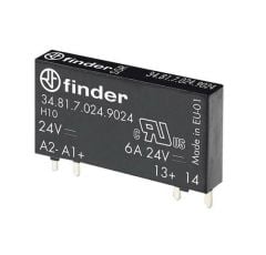 Finder 34.81.7.024.9024 6A 24VDC Bobin Girişli 24VDC Çıkışlı SSR