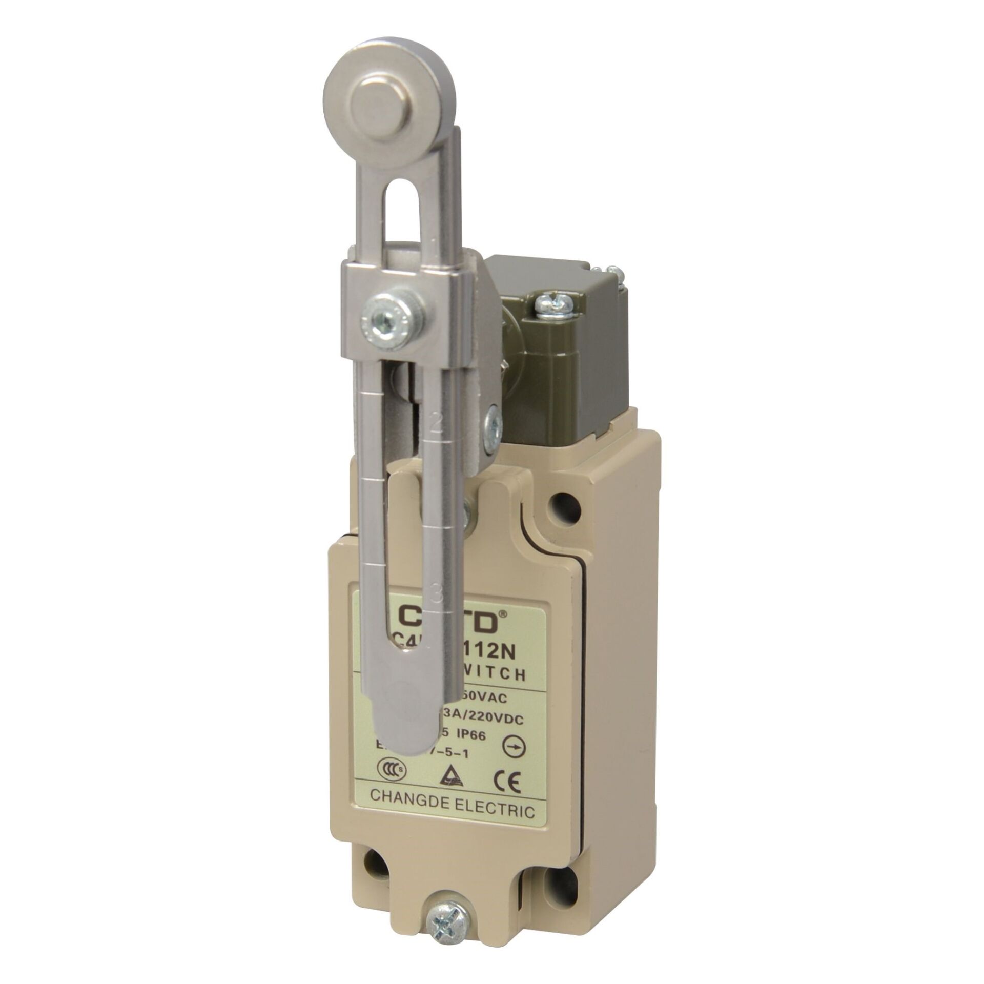 CNTD C4B-4112N Dar Gövde Açısal Kol Ayarlı Metal Makaralı Limit Switch