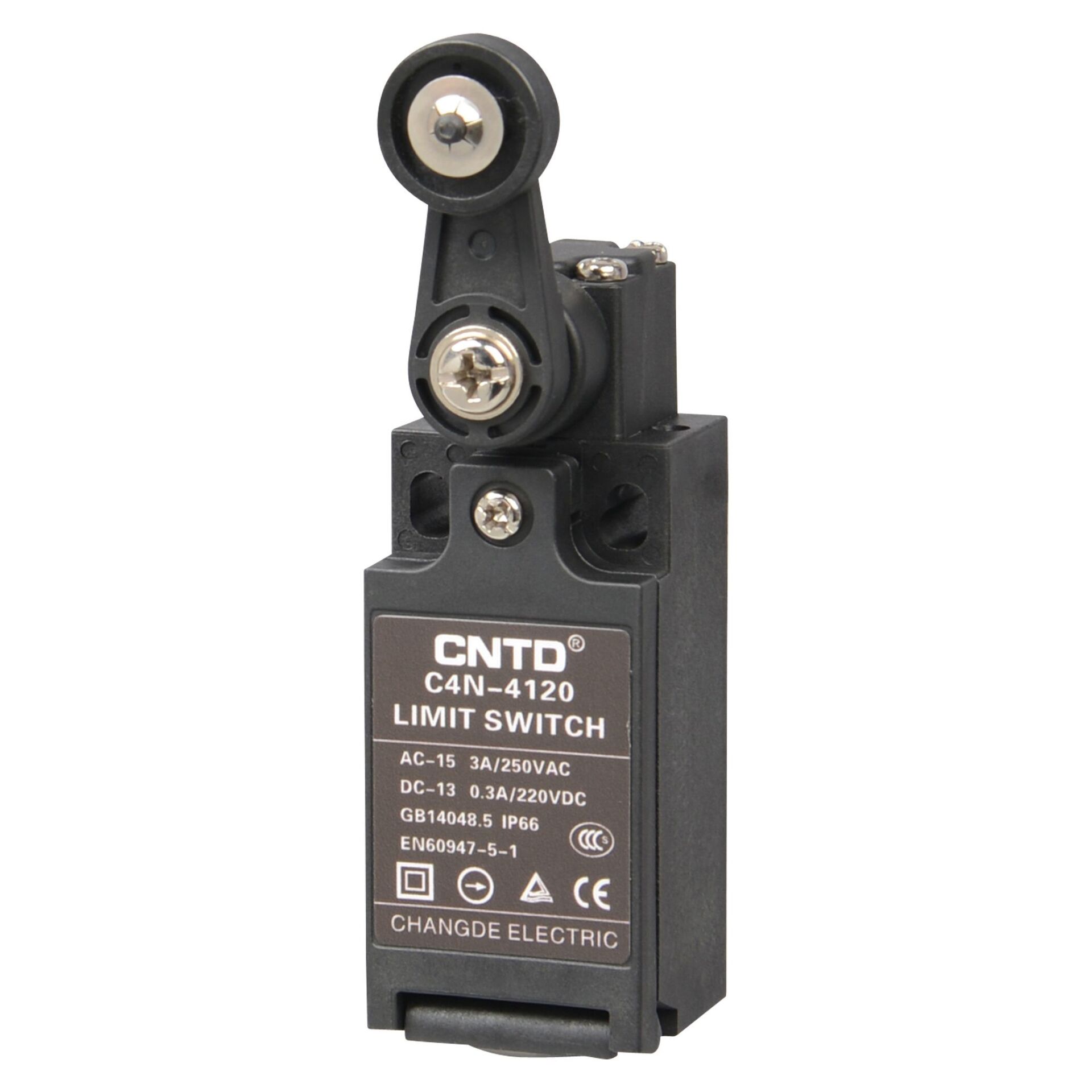CNTD C4N-4120 IP67 Dar Gövde Açılsal Kol Makaralı Limit Switch