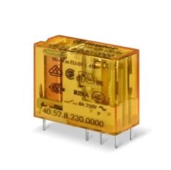 Finder 40.52.8.230.0000 230VAC 8A Çift Kontak Röle