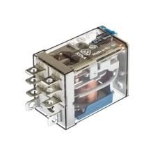 Finder 56.32.9.024.0040 24VDC 12A Çift Kontak Röle