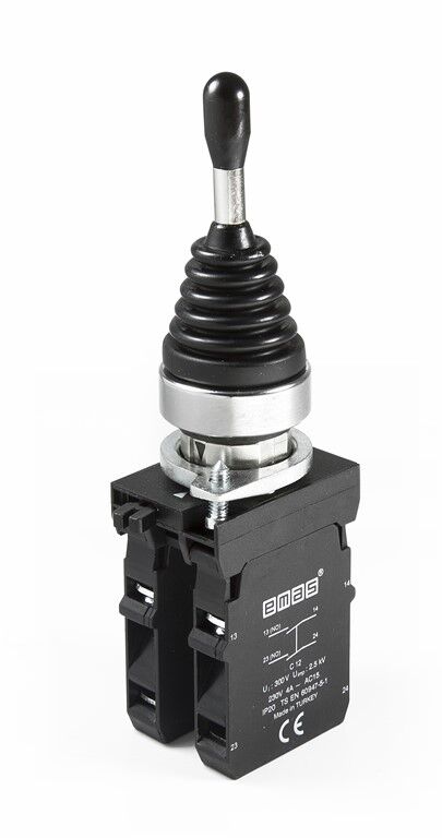 Emas CM707DJ41 22mm 4 Yönlü Metal Yaylı Joystick Buton