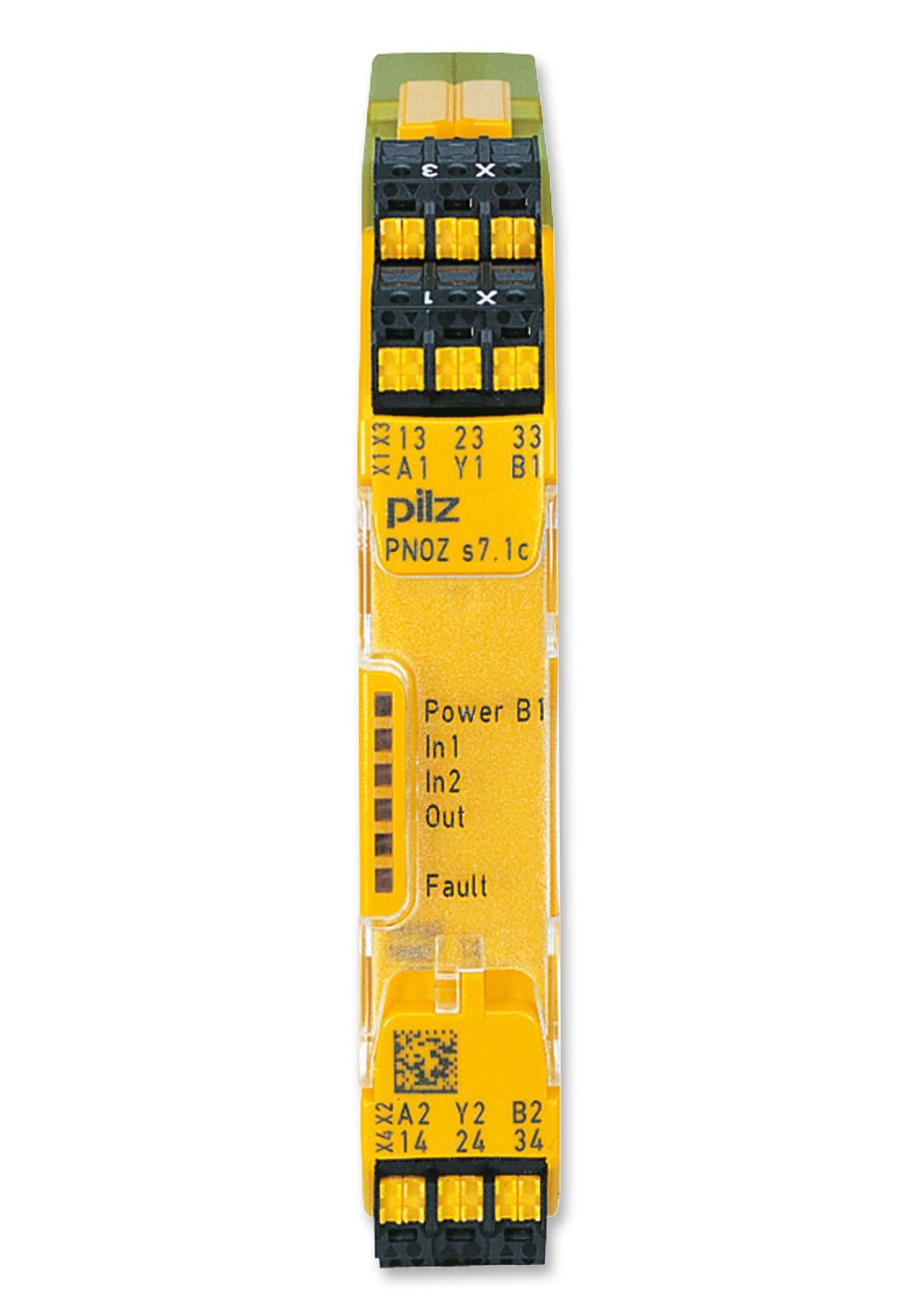 Pilz 751107 PNOZ S7C 24VDC 4NO/1NC Emniyet Rölesi