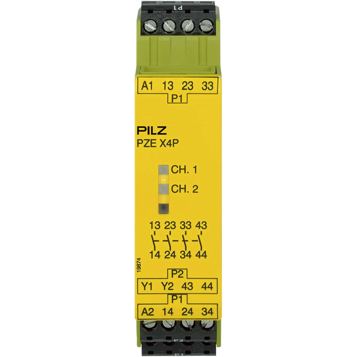 Pilz 777585 PZE X4P 24VDC 4NO Kontak Genişletici