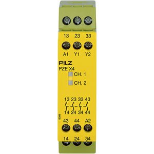 Pilz 774581 PZE X4V 1/24VDC 4NO FİX Kontak Genişletici