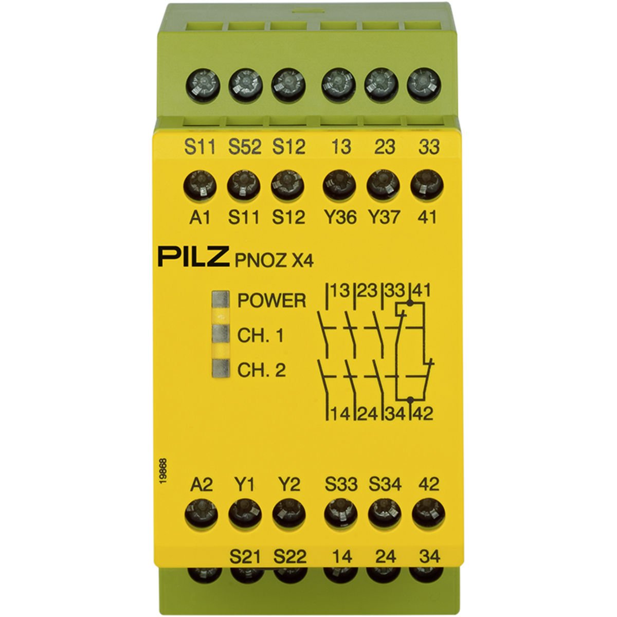 Pilz 774730 PNOZ X4 24VDC 3NO/1NC Emniyet Rölesi