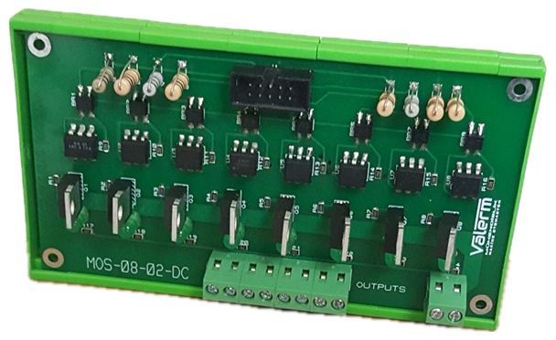 MOS-08-02 Sekiz Kanal DC SSR Kartı (Transistör/Mosfet)
