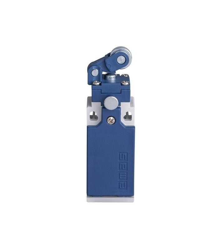 Emas L5K13MİM311R L5 Plastik Gövde 14 mm Metal Makaralı Manivela 1NO+1NC Resetli Sınır Şalter