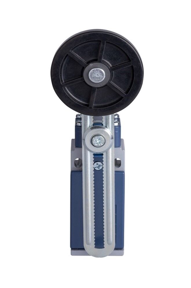 Emas L51K13MEL123 L51 Metal Gövde 50 mm Lastik Ayarlanabilir Kollu Makara 1NO+1NC Sınır Şalter