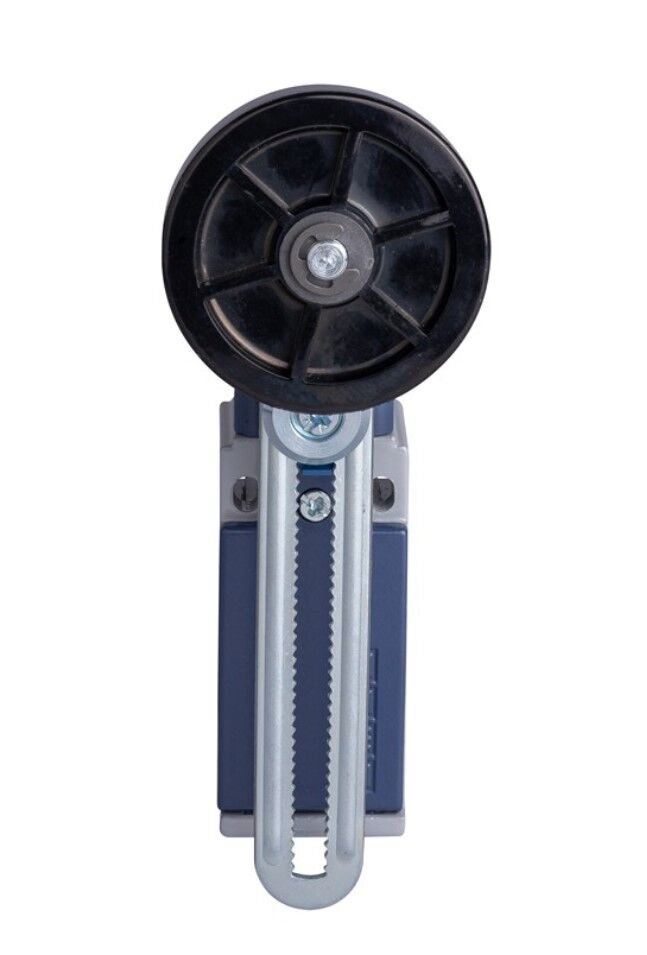 Emas L51K13MEL123A L51 Metal Gövde 50 mm Lastik Ayarlanabilir Kollu Ayarlı Makara 1NO+1NC Sınır Şalter