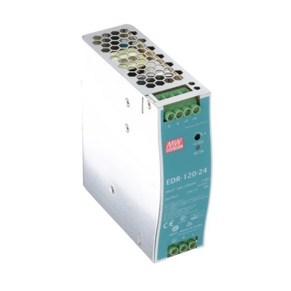 Mean Well EDR-120-48 48VDC 2,5A Ray Tipi Güç Kaynağı