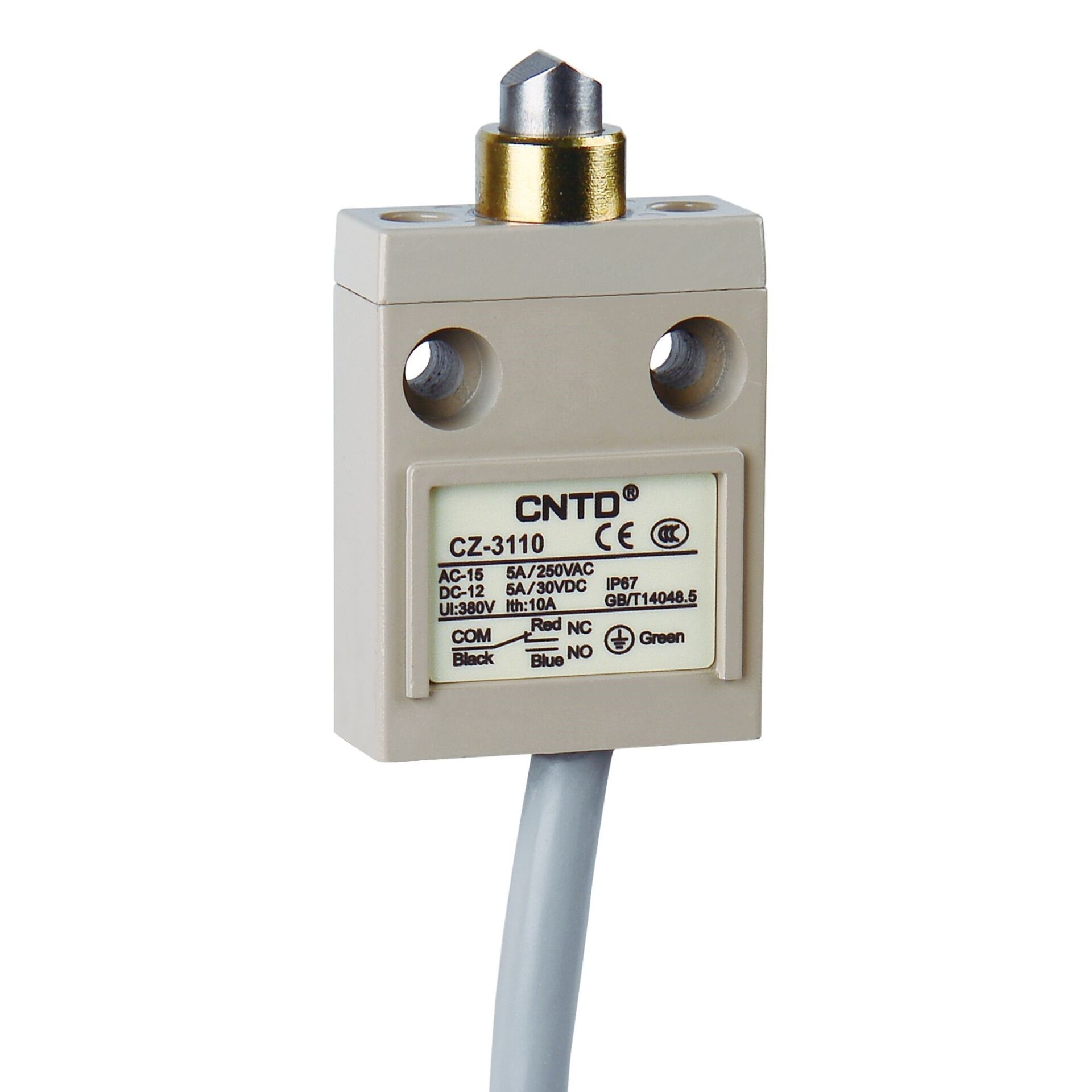 CNTD CZ-3110 Metal Gövde 2M Kablolu IP67 Çatı Pimli Limit Switch