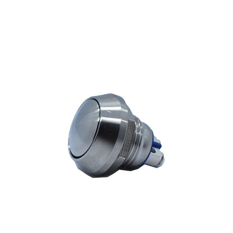 Butto EJ12-231-A IP67 12mm Bombe Kafa Metal Yaylı Buton Işıksız Nikel