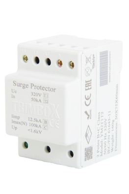 Trimbox YM2T1T2 (100 kA) B+C Sınıfı 2 Kutuplu Parafudr