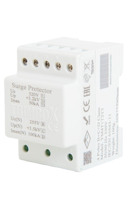 Trimbox YM4T1T2T3 (100 kA) B+C+D Sınıfı 4 Kutuplu Parafudr