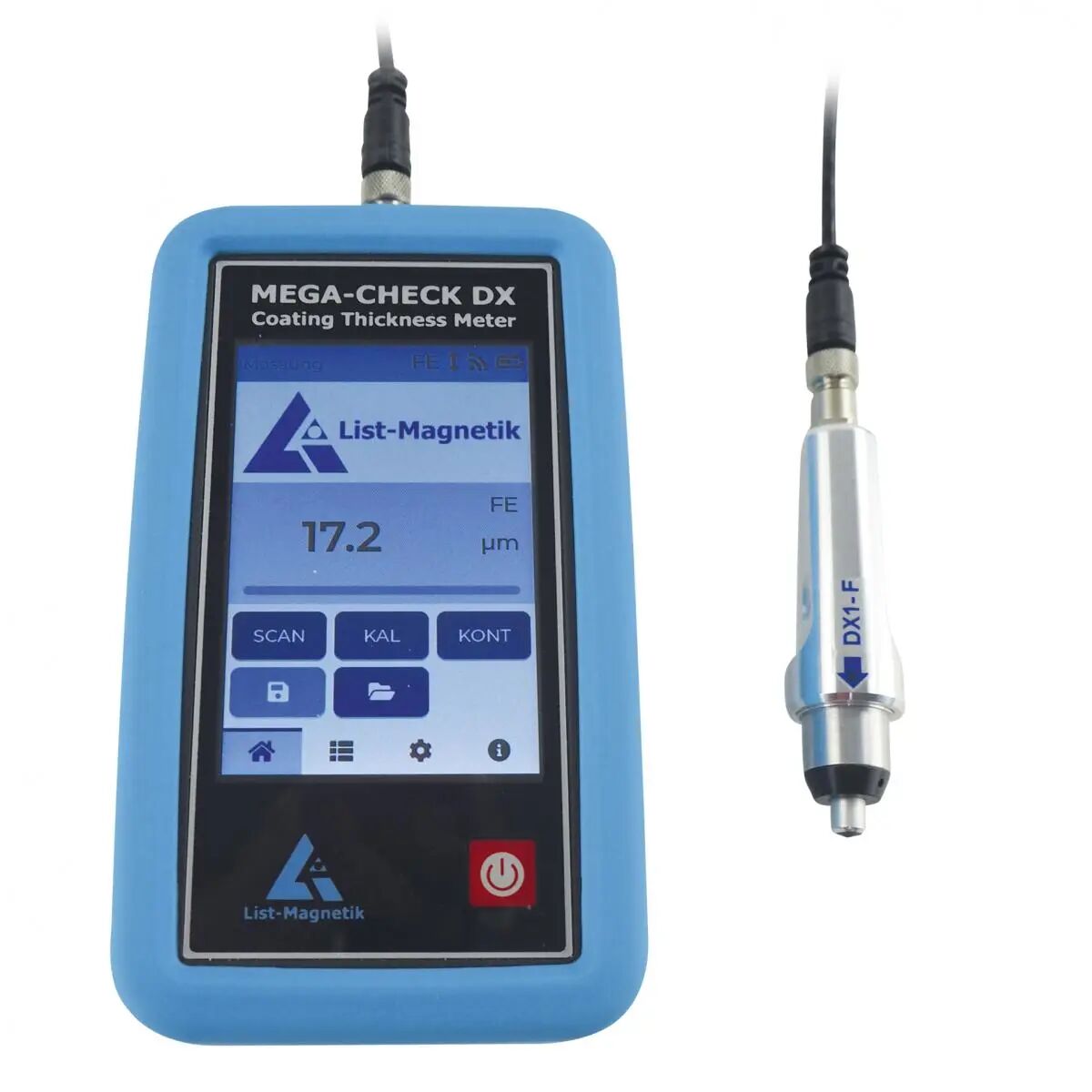 List Magnetik LM-MCDX-1F Kaplama Kalınlığı Ölçüm Cihazı