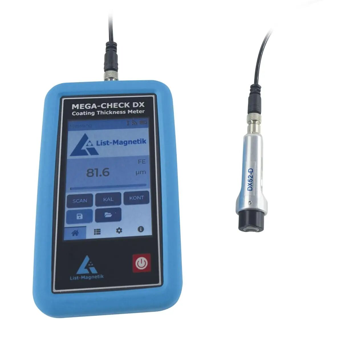 List Magnetik LM-MCDX-52D Kaplama Kalınlığı Ölçüm Cihazı
