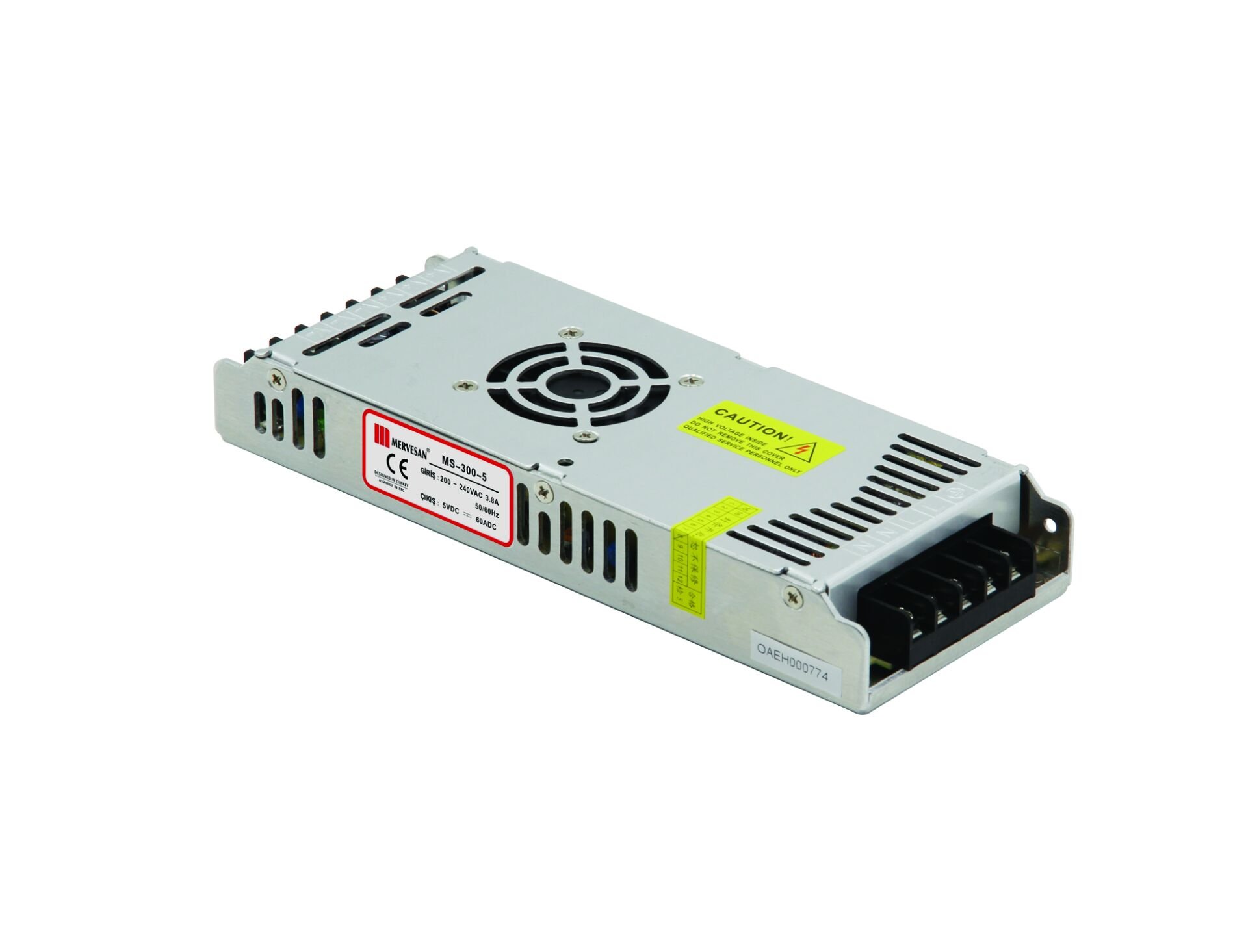 Mervesan MT-300-5 5VDC 60A Metal Kasa Güç Kaynağı