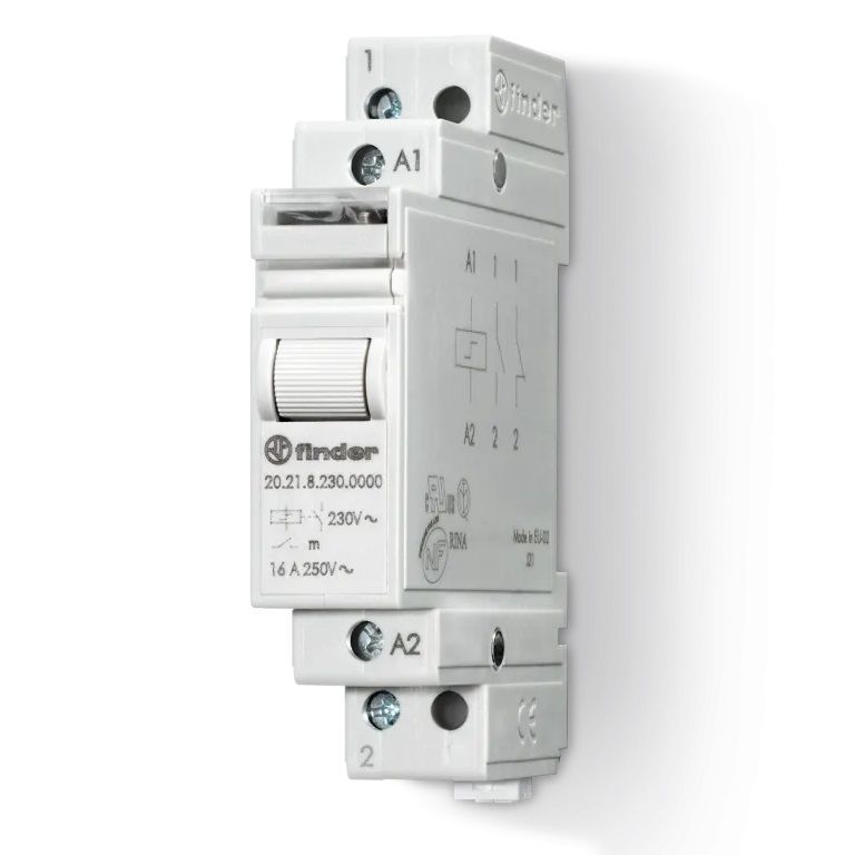 Finder 20.21.8.230.0000 220VAC 1NO Kontak Darbe Akım Anahtarı