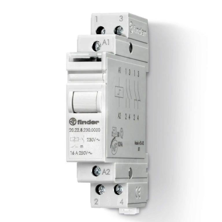 Finder 20.22.8.024.0000 24VAC 2NO Kontak Darbe Akım Anahtarı