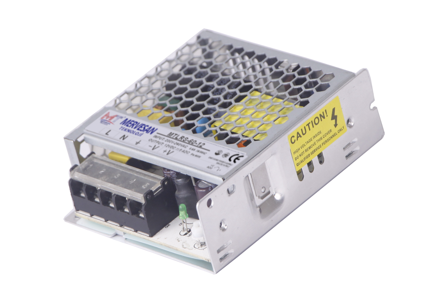 Mervesan MTLRS-24-24 24VDC 1A Metal Kasa Güç Kaynağı
