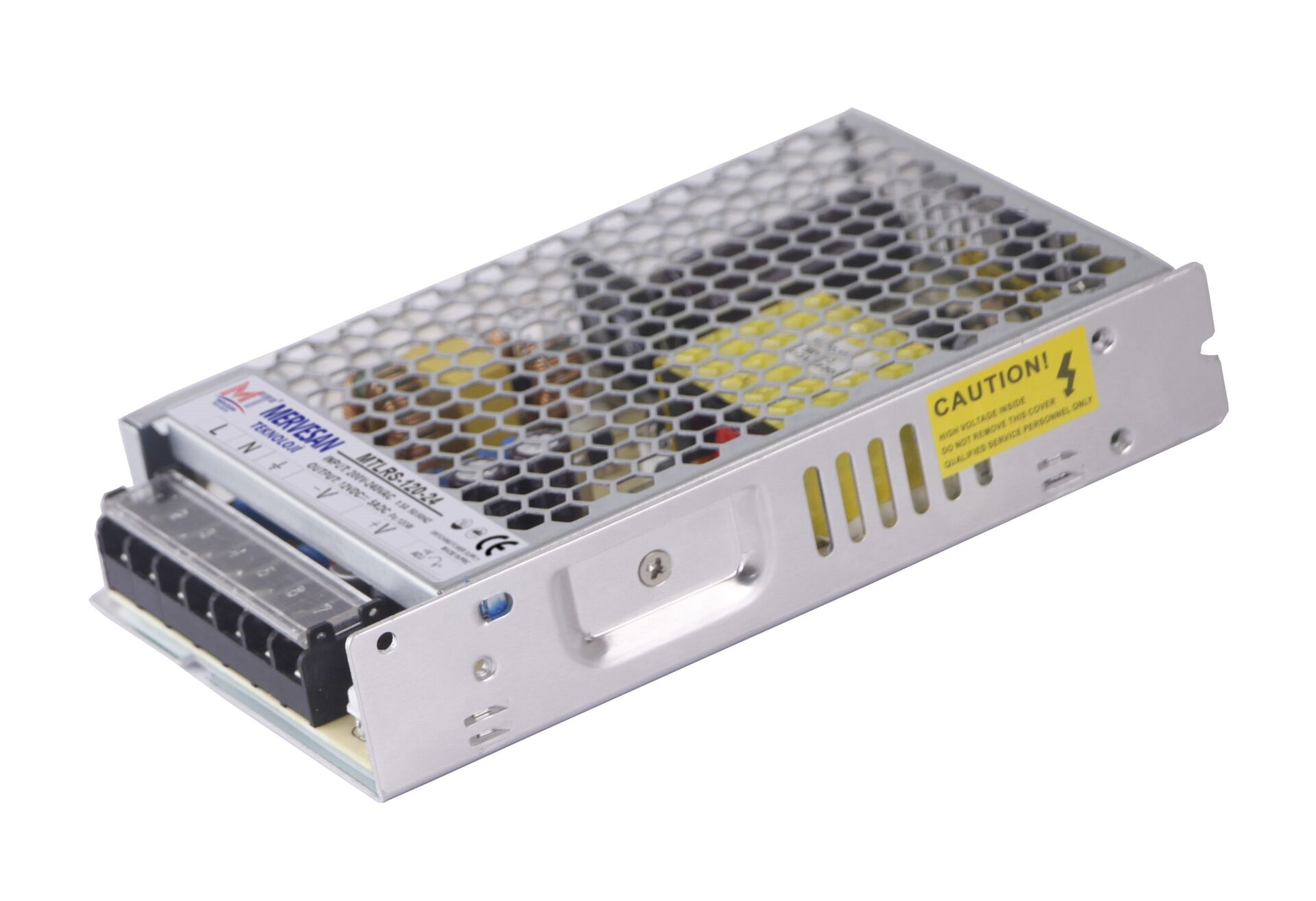 Mervesan MTLRS-120-24 24VDC 5A Metal Kasa Güç Kaynağı