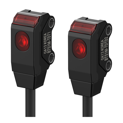 Autonics BTS1M-TDTD Karşılıklı 1M Algılama NPN Dark On Minyatür Kablolu Fotoelektrik Sensör