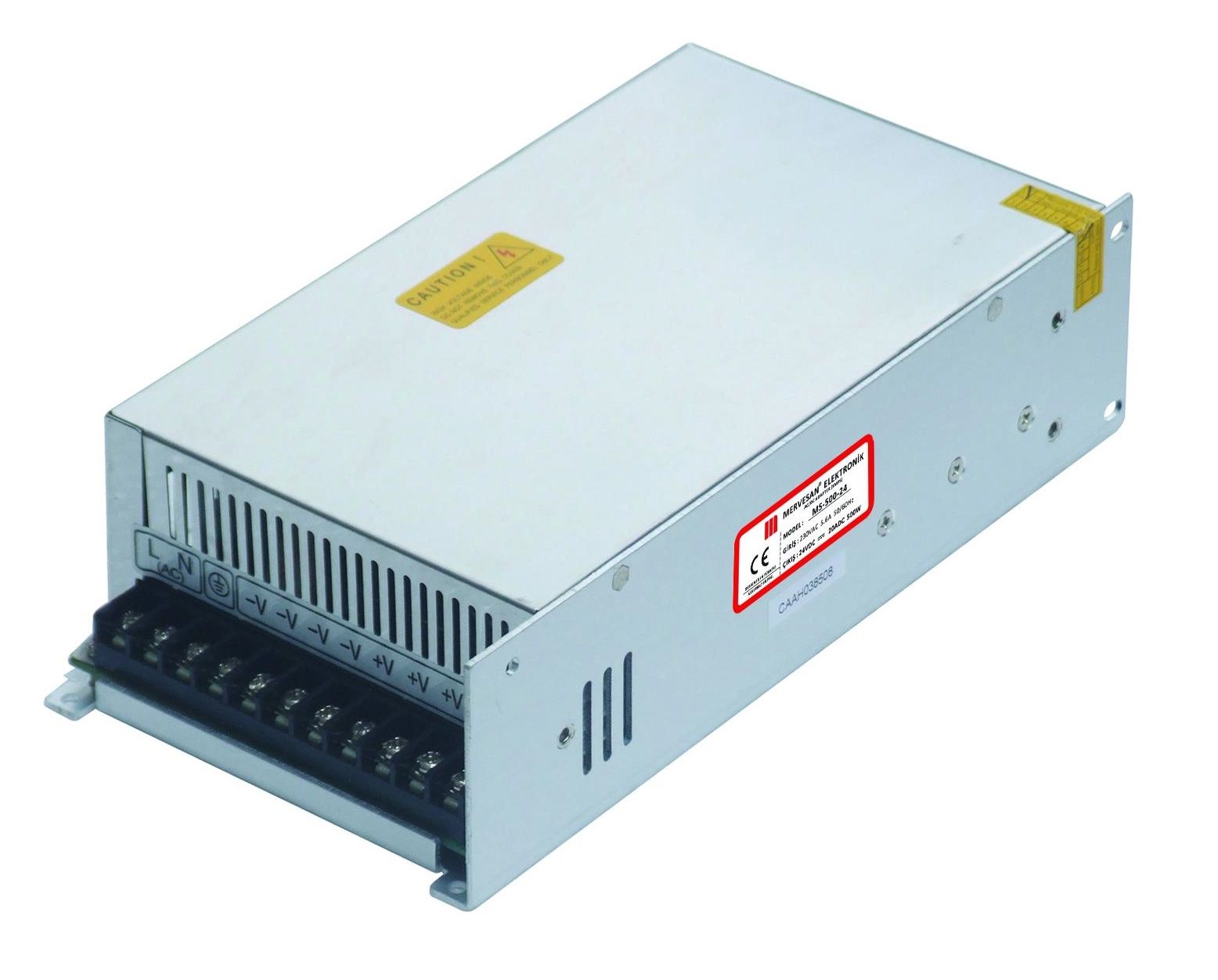 Mervesan MT-600-12 12VDC 50A Metal Kasa Güç Kaynağı