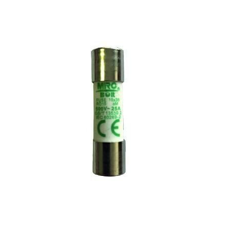 Bor Miro RO15 500V 32A aM 10x38 mm 500V 32A Gecikmeli Porselen Sigorta