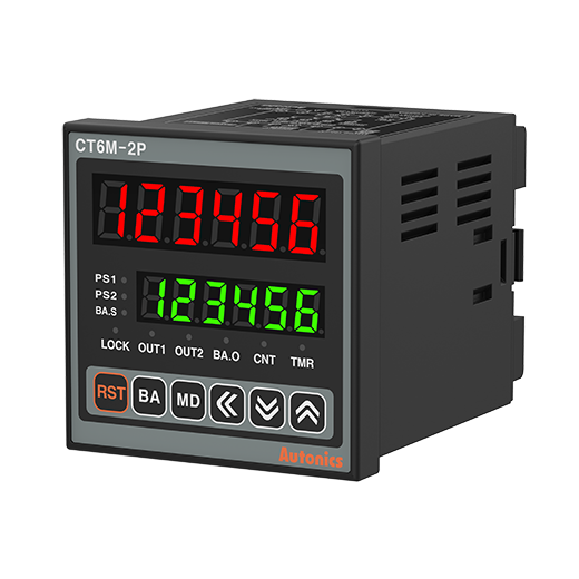 Autonics CT6M-2P4T 100-240VAC 6 Hane 72x72mm RS485 Dijital Sayıcı