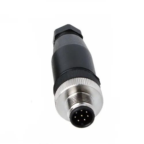BNB-M1208MS M12 8 Pin Düz Erkek Sensör Soketi