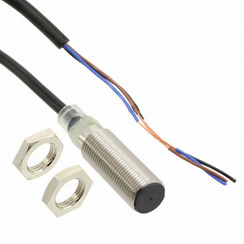 Omron E2B-M12KS04-WP-B1 2M M12 4MM PNP NO Kısa Gövde Kablolu Endüktif Sensör