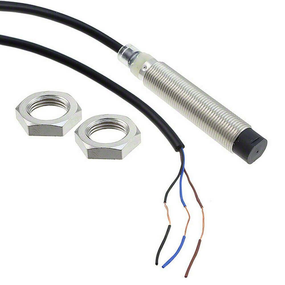 Omron E2B-M12LN08-WP-B1 2M M12 8MM PNP NO Uzun Gövde Çıkık Kafa Kablolu Endüktif Sensör