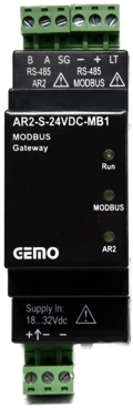 Gemo AR2-S-24VDC-MB1 AR2 Modbus Ağ Geçidi