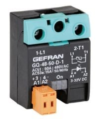 Gefran GQ-90/48-D-1-1 3-32VDC Giriş 48-480VAC Çıkış 90A Monofaze SSR
