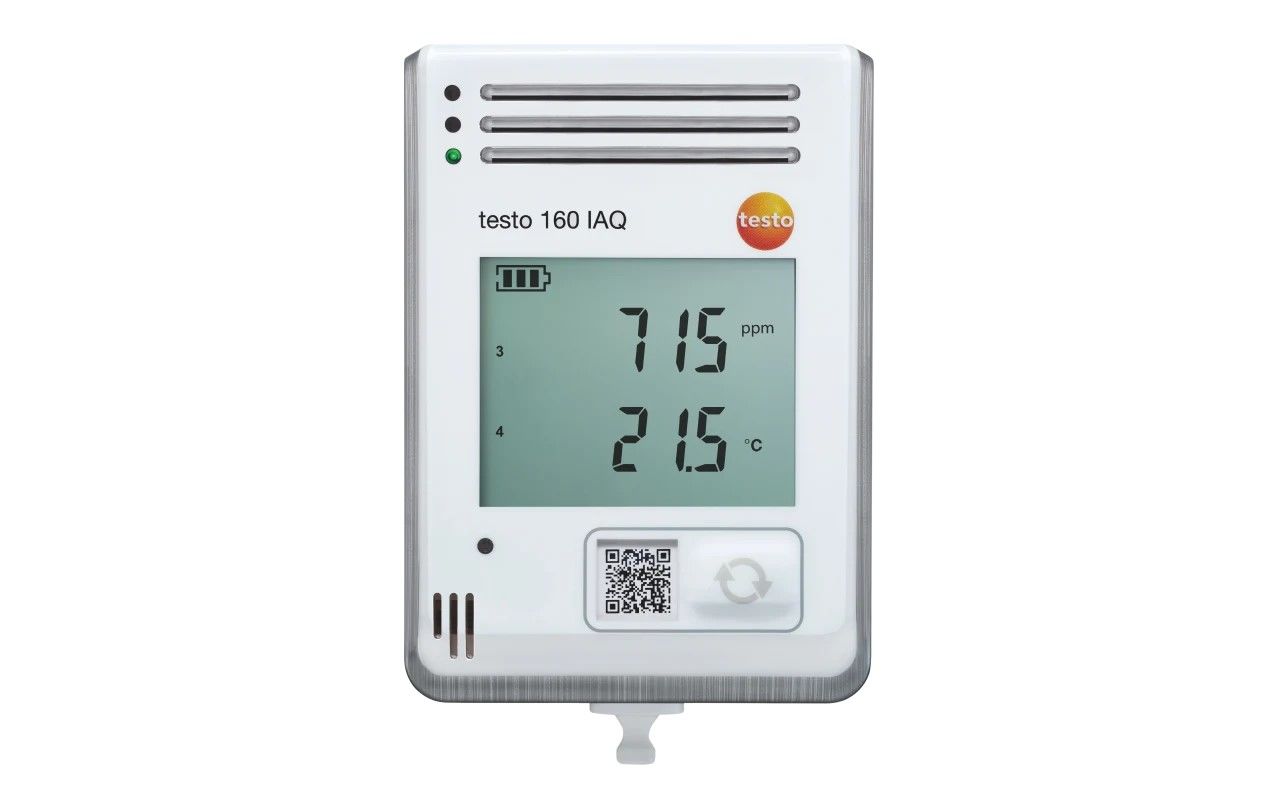 Testo 160 IAQ Karbondioksit Sıcaklık ve Nem Kayıt Cihazı Datalogger