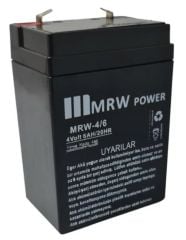 Mervesan MRW-4/6 4V 6Ah Kuru Tip Akü