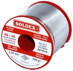 Soldex SN60 PB40 1,2mm 500Gr Kurşunlu Lehim Teli