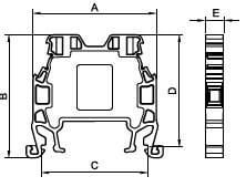 Onka 1010015 MRK 2,5 mm Vidalı Ray Klemens Mavi