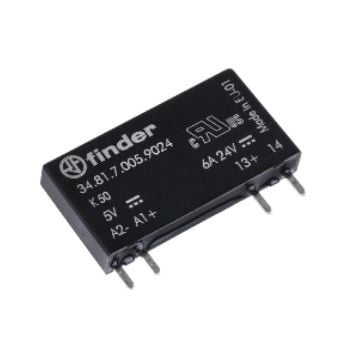 Finder 34.81.7.005.9024 2A 5VDC Bobin Girişli 24VDC Çıkışlı SSR