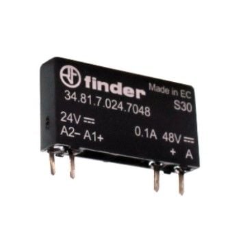 Finder 34.81.7.024.7048 100mA 24VDC Bobin Girişli 48VDC Çıkışlı SSR
