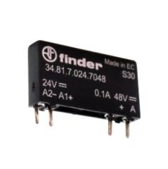 Finder 34.81.7.024.7048 100mA 24VDC Bobin Girişli 48VDC Çıkışlı SSR