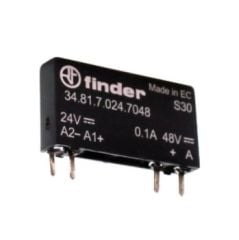 Finder 34.81.7.024.7048 100mA 24VDC Bobin Girişli 48VDC Çıkışlı SSR