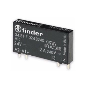 Finder 34.81.7.024.8240 2A 24VDC Bobin Girişli 230VAC Çıkışlı SSR